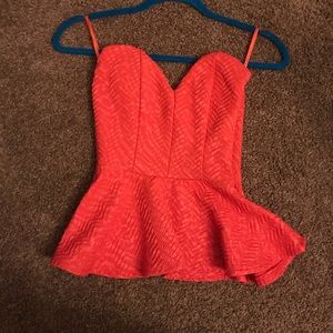 Arden B sweetheart strapless top